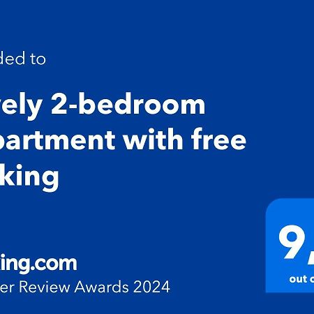 Lovely 2-Bedroom Appartment With Free Parking Dobrova Eksteriør billede